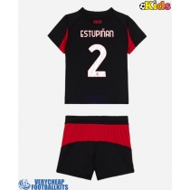 AC Milan Pervis Estupinan #2 Replica Home Minikit 2025-26 Short Sleeve (+ pants)